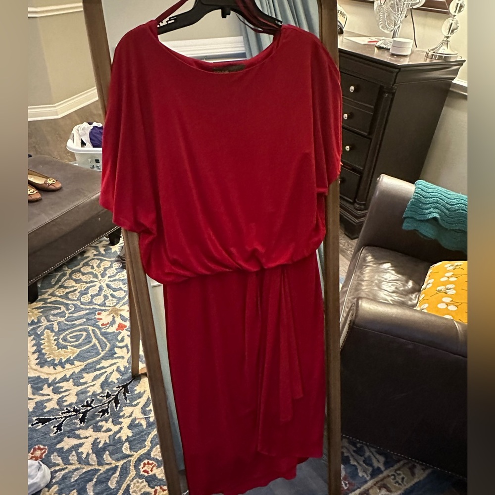 Donna Morgan red cocktail dress